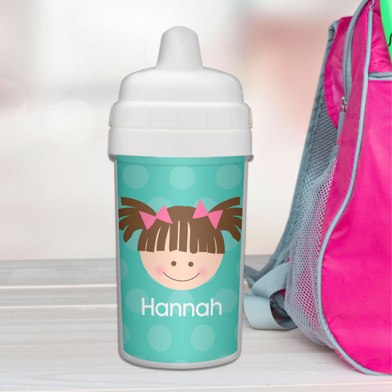 Just Like Me Girl Aqua Kids Sippy Cup