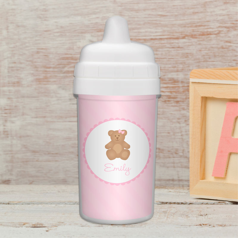 A Sweet Teddy Bear Sippy Cup
