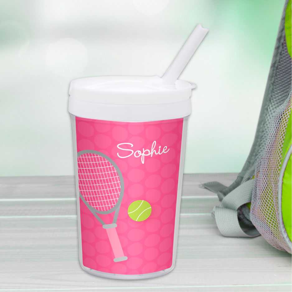 Tennis Fan Girl Toddler Cup