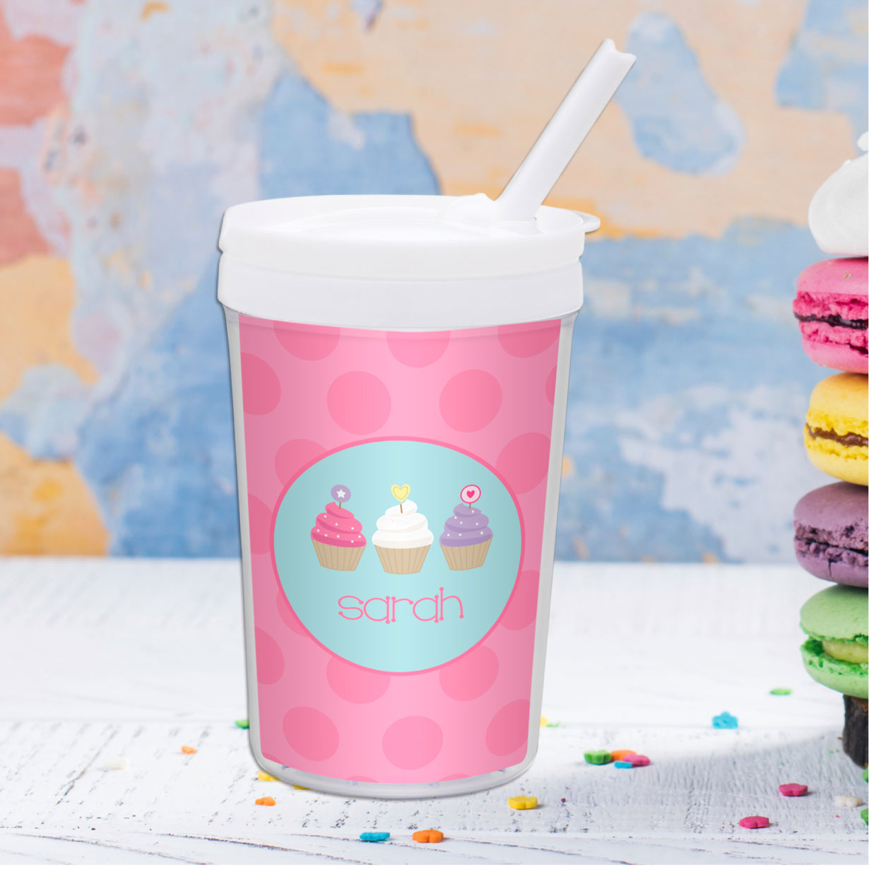 Three Sweet Cupcakes Toddler Cup