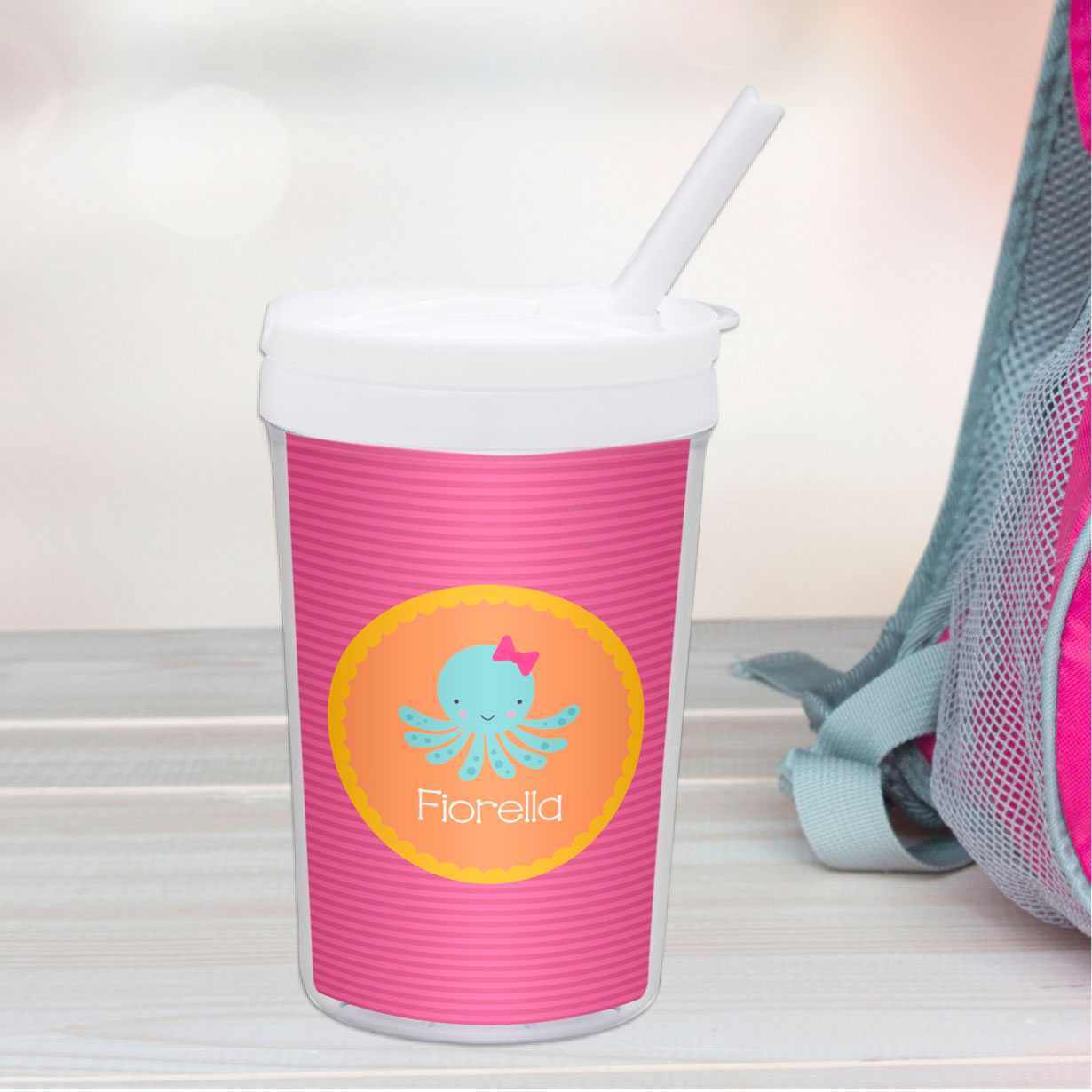 Cute Octopus Toddler Cup