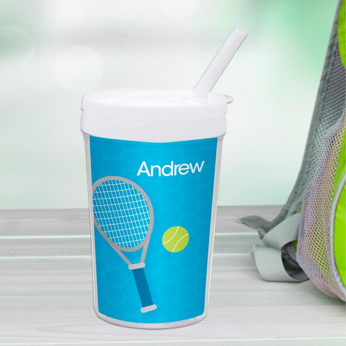 Tennis Fan Boy Toddler Cup