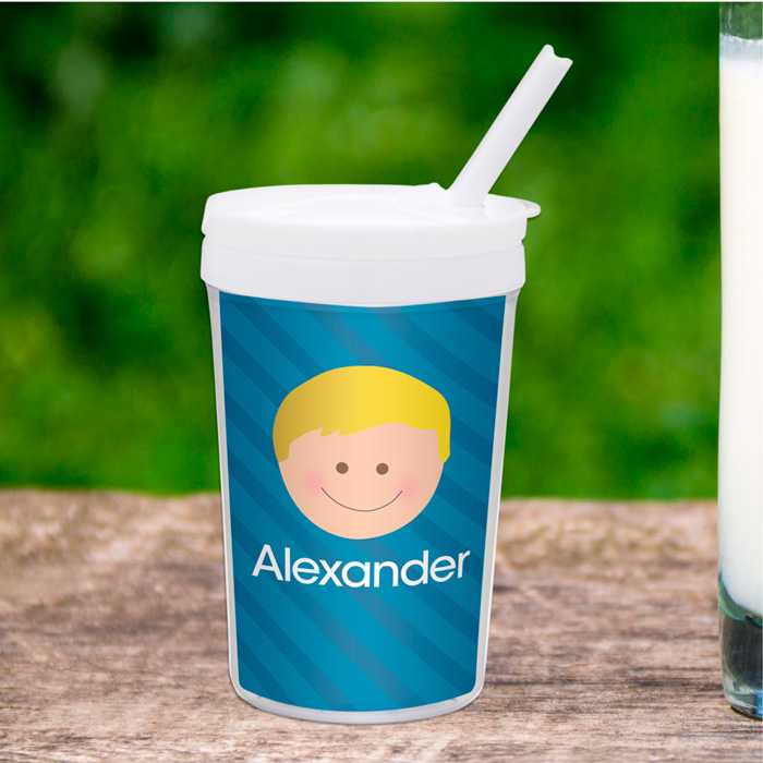 Just Like Me Boy Blue Toddler Cup
