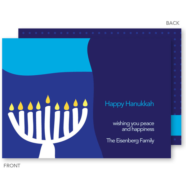Hanukkah Mosaic Card