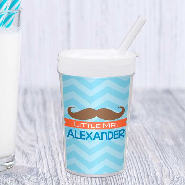 Little Mr. Mustache Toddler Cup