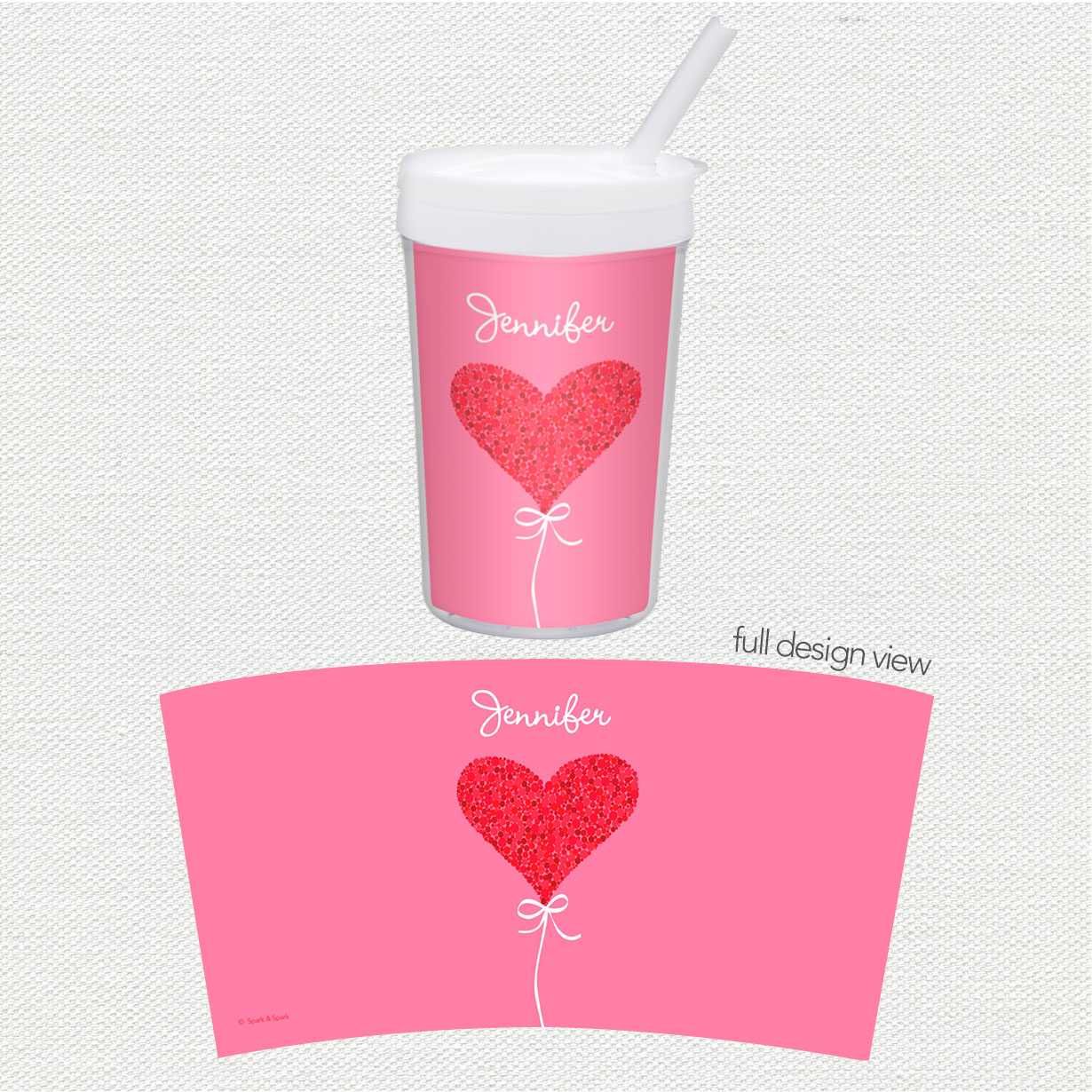 Sweet Heart Toddler Cup