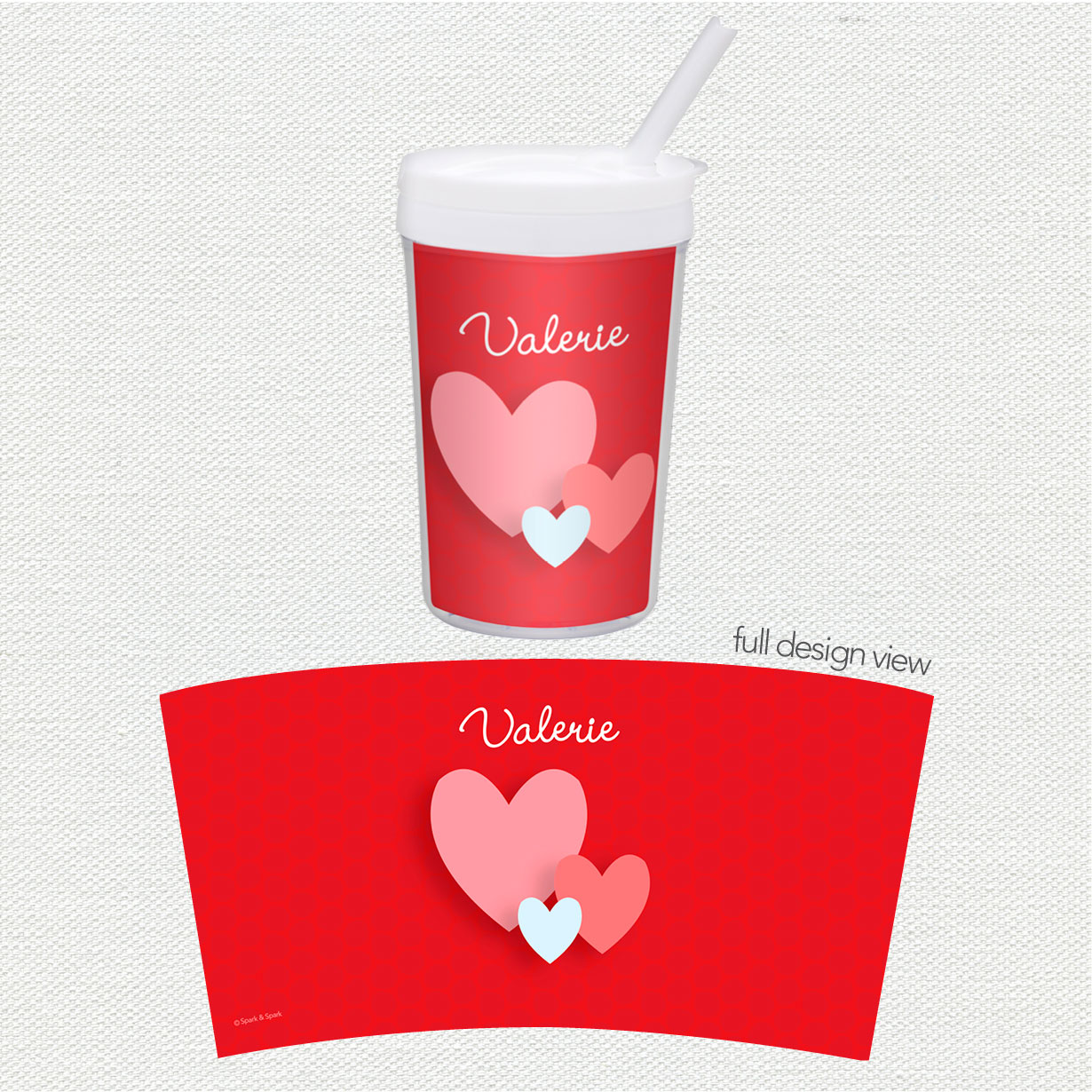 Many Hearts Toddler Cup