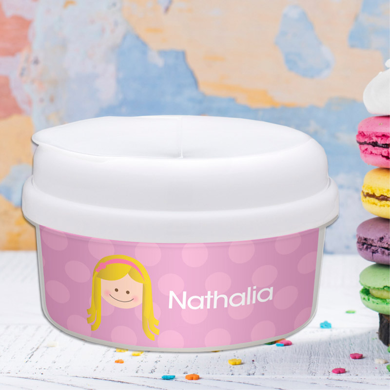 Just Like Me Girl Lavender Kids Snack Bowl