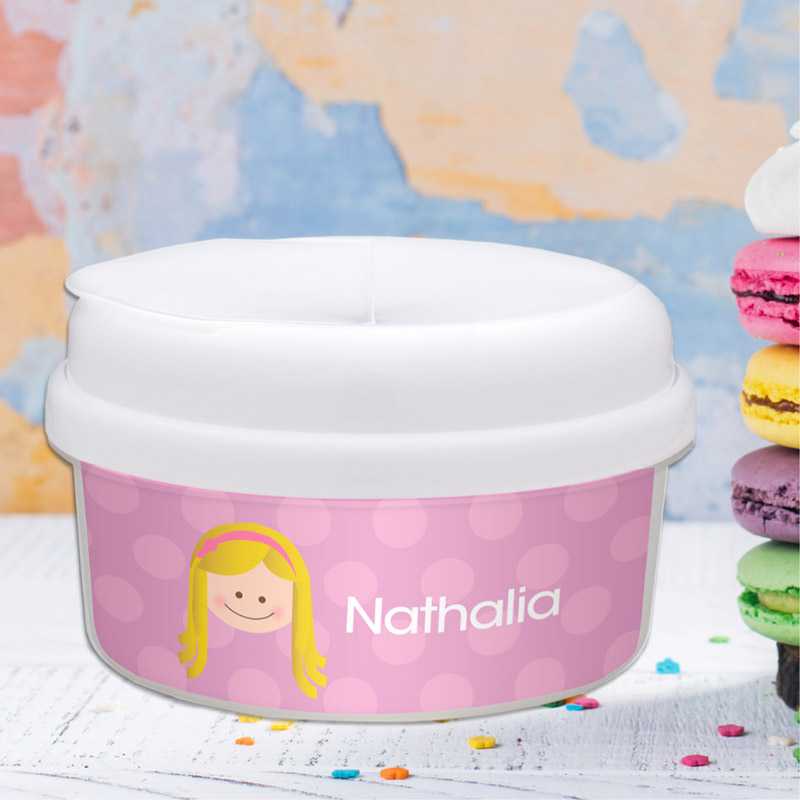 Just Like Me Girl Lavender Kids Snack Bowl