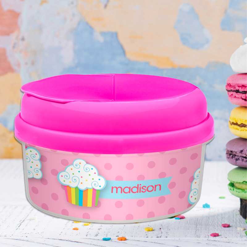 Rainbow Cupcake Snack Bowl