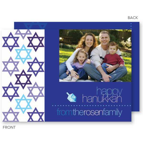 Filled With Stars Hanukkah Card