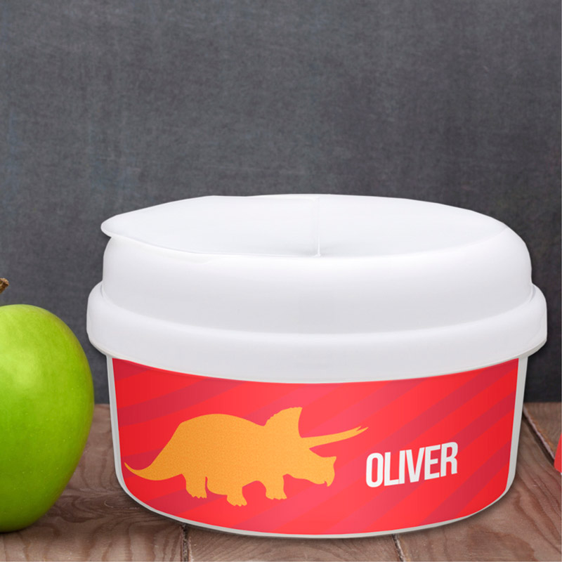 Dino And Me Red Snack Bowl