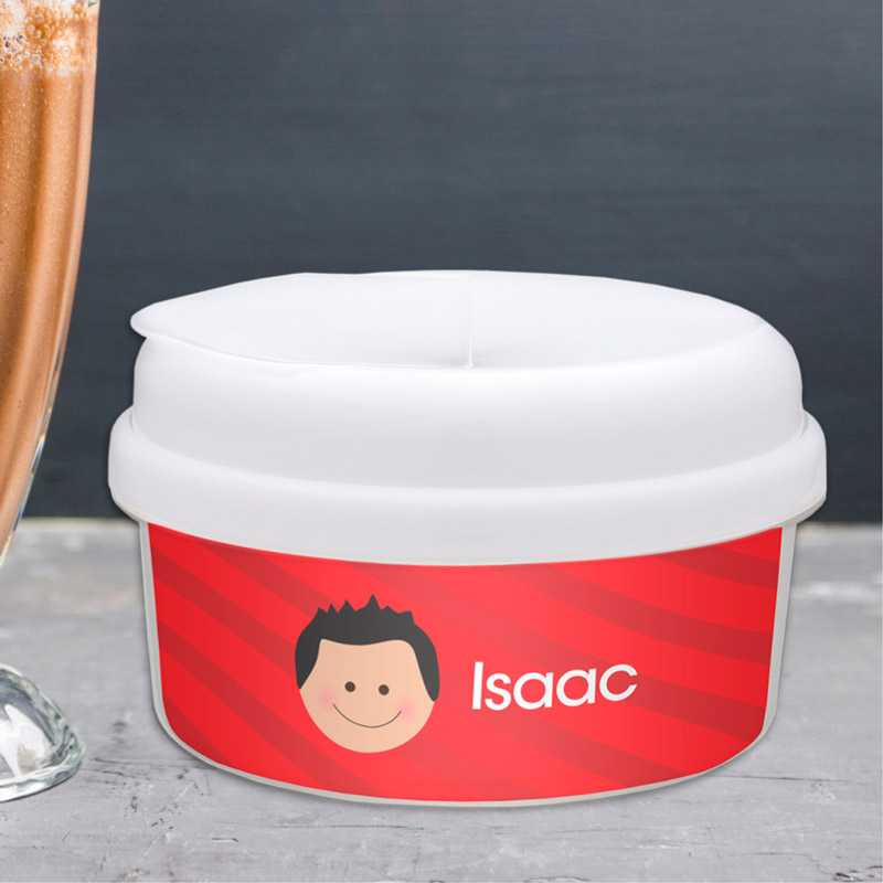 Just Like Me Boy Red Snack Bowl