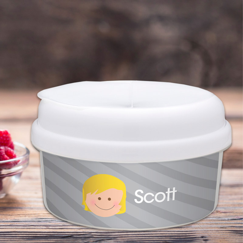 Just Like Me Boy Grey Snack Bowl