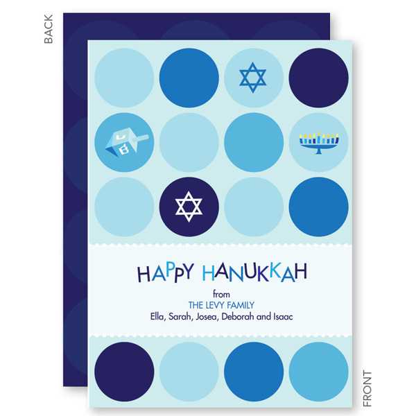 Hanukkah Polka Dots Card