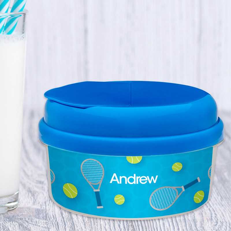 Tennis Fan Boy Snack Bowl