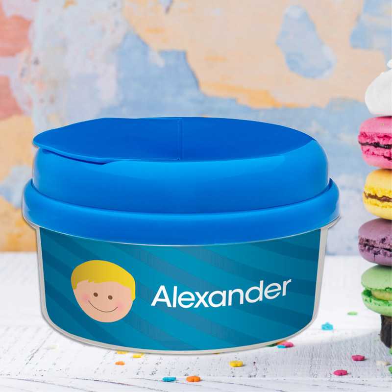 Just Like Me Boy Blue Snack Bowl
