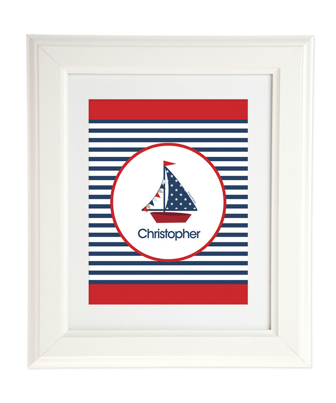 Set Sail Kids Wall Art