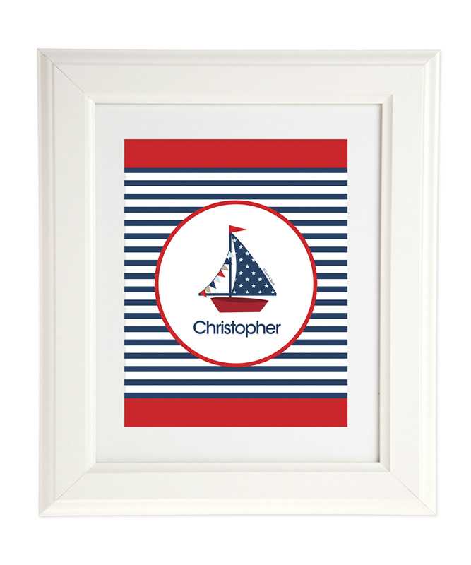 Set Sail Kids Wall Art