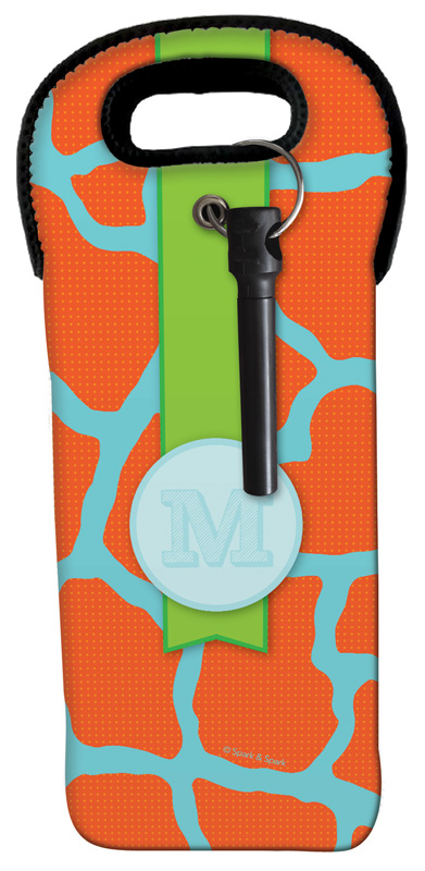 Cute Orange Rocks Wine Tote