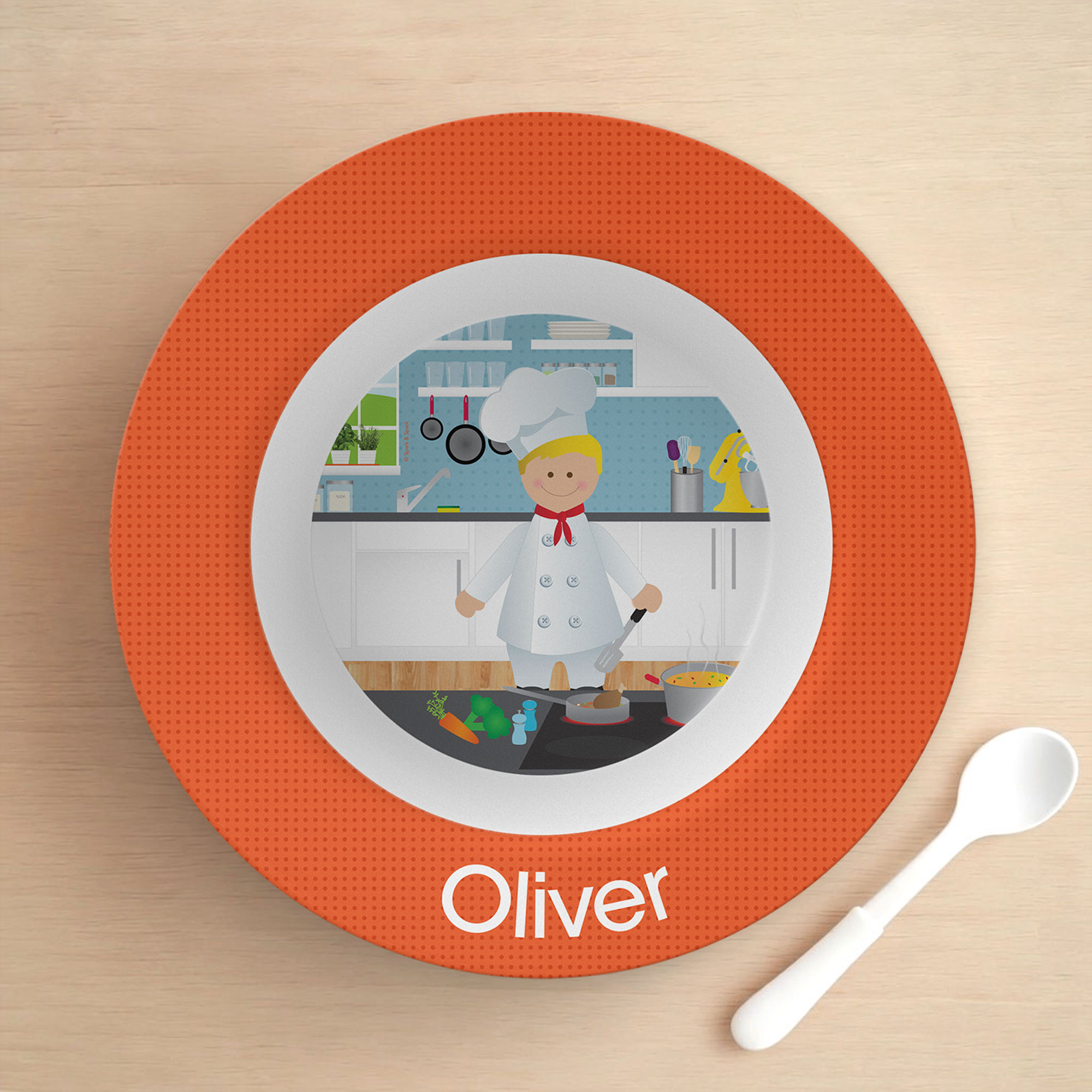 A Boys Chef's Taste Kids Bowl