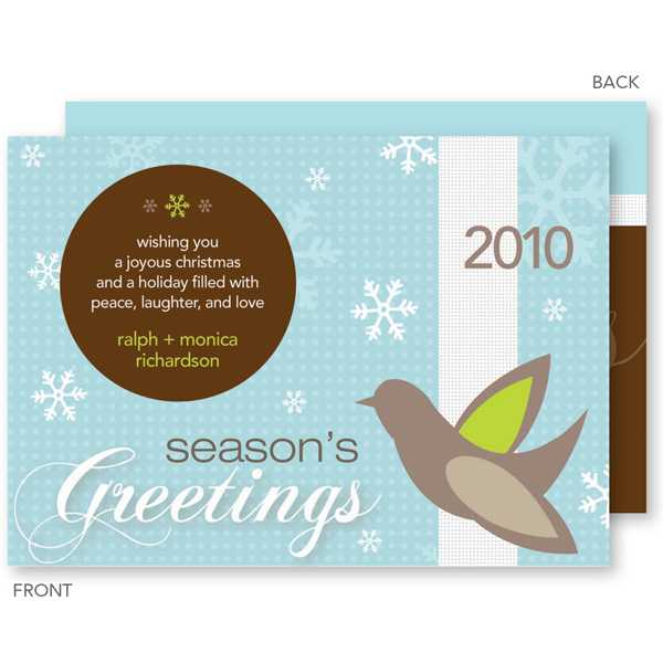 Winter Greetings Christmas Cards