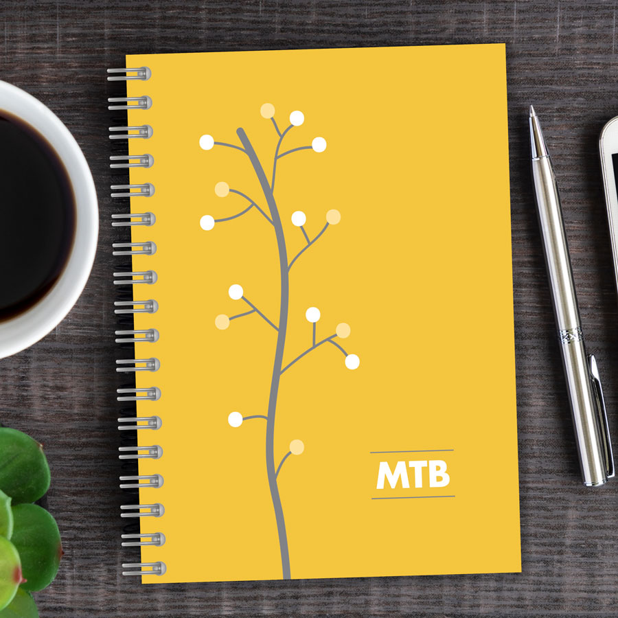 Modern Thin Tree Writing Journal