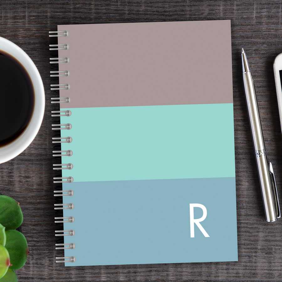 Three Colorful Rows journal