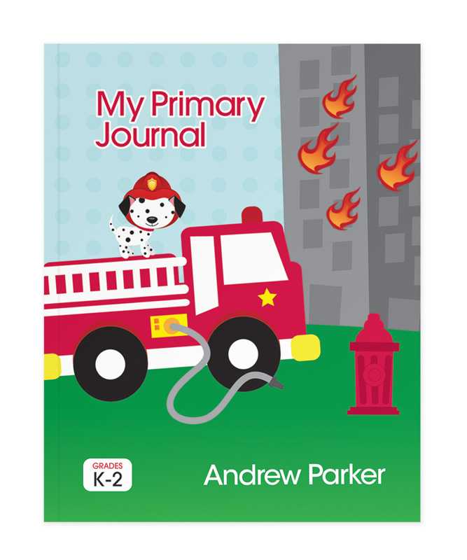 Fighting Fire Personalized Primary Journal