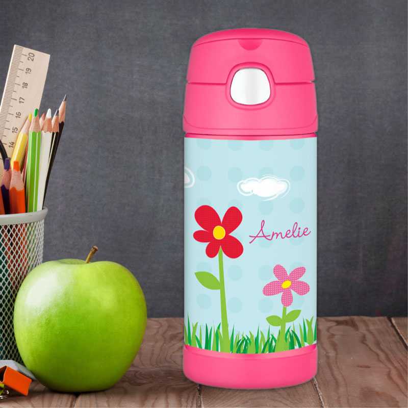 Spring Flowers Thermos Bottle