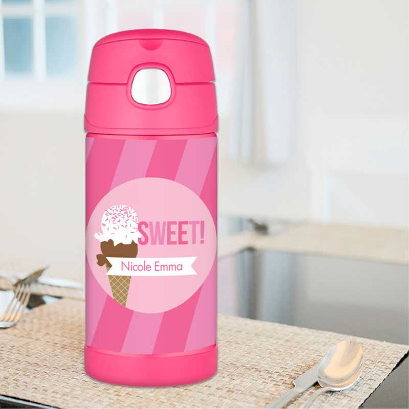 Sweet & Yummy Pink Thermos Bottle