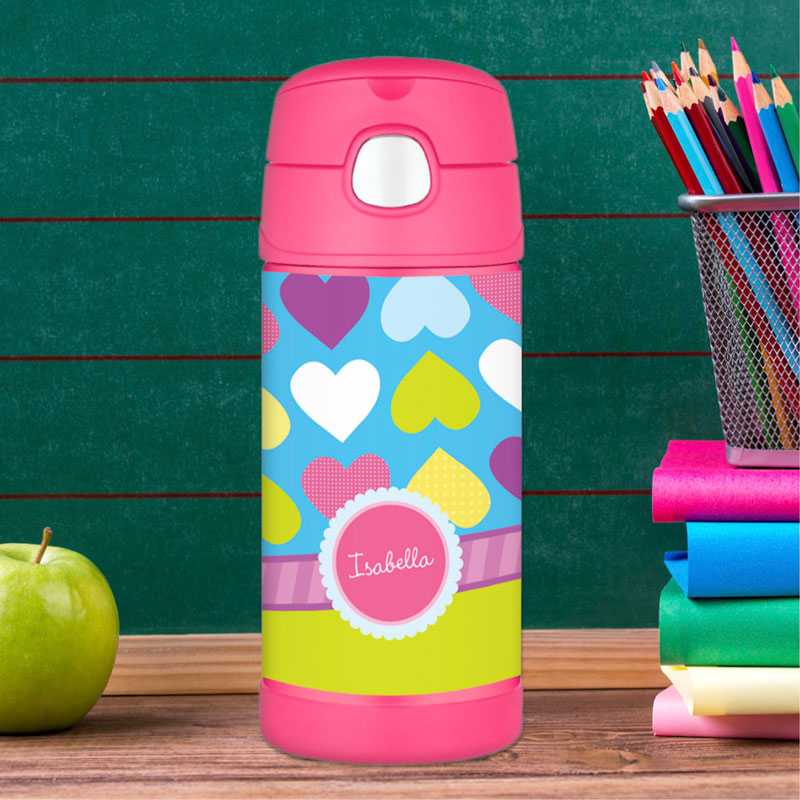 Happy Hearts Thermos Bottle