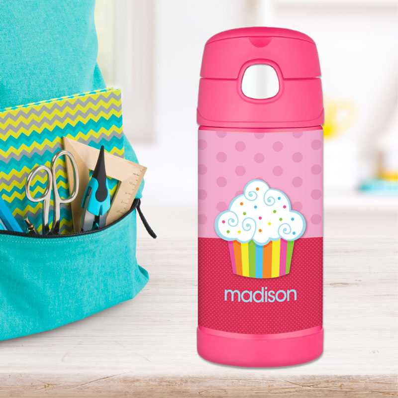 Rainbow Cupcake Thermos Bottle