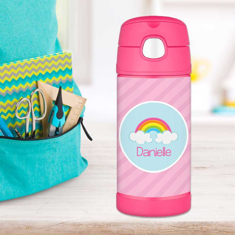 A Rainbow in the Sky Thermos Bottle