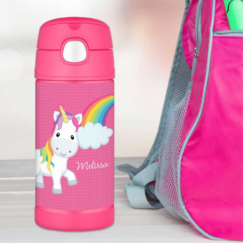 Rainbow Unicorn Thermos Bottle