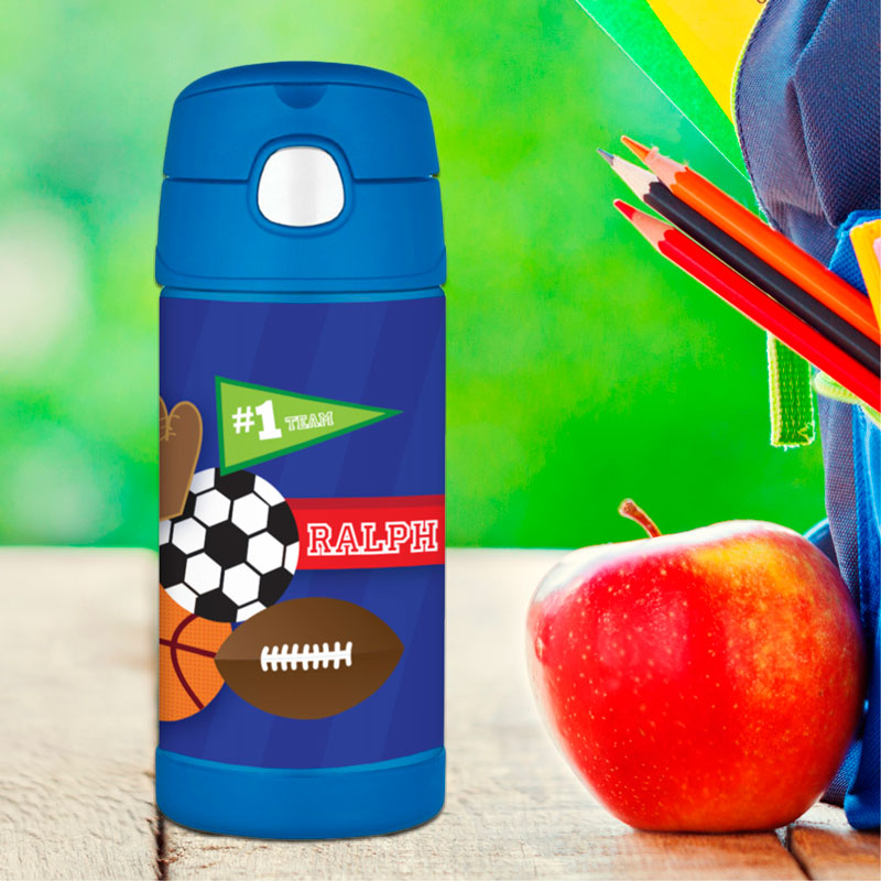 My Love for Sports Thermos Bottle