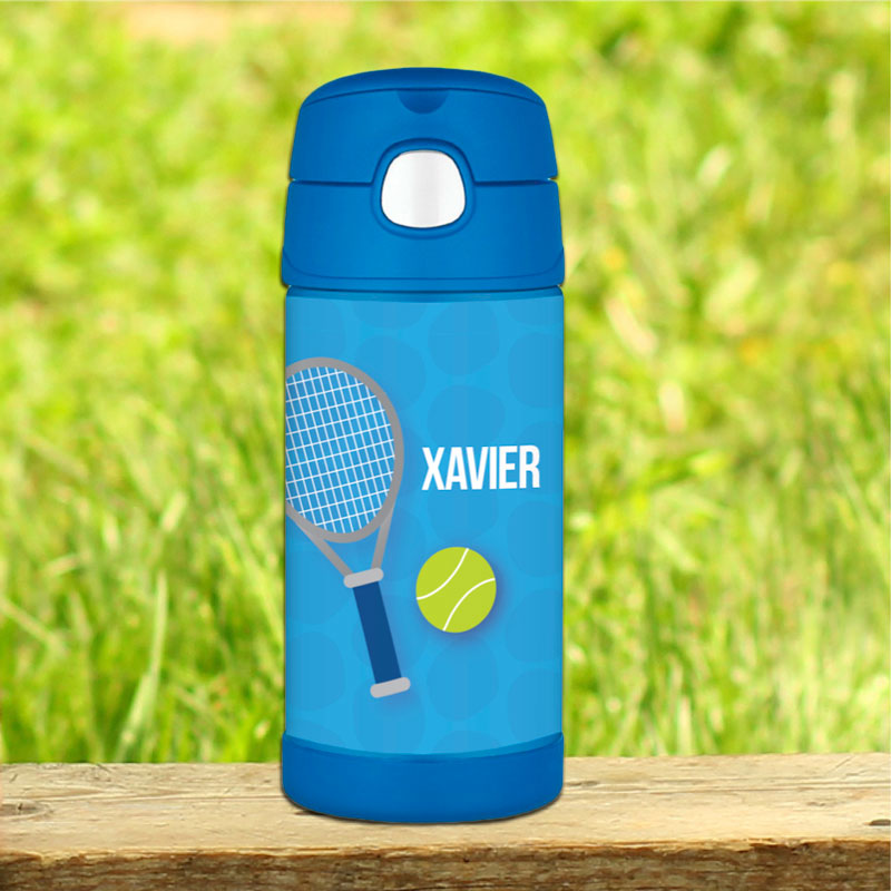 Tennis Fan Boy Thermos Bottle