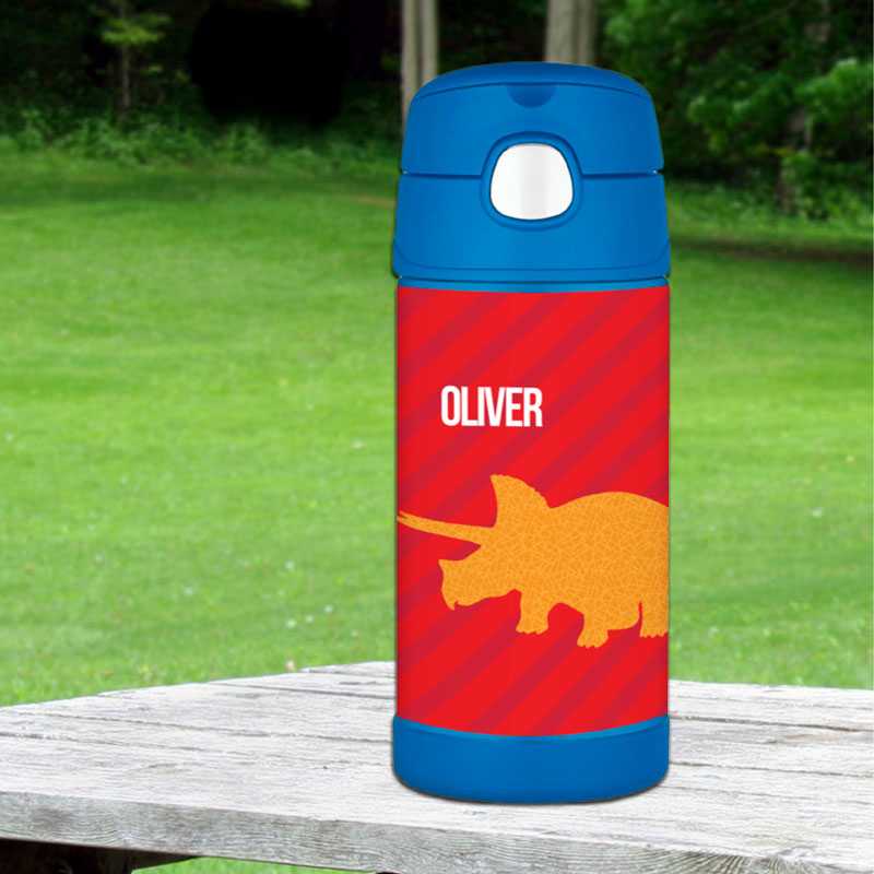 Dino and Me Red Thermos Bottle