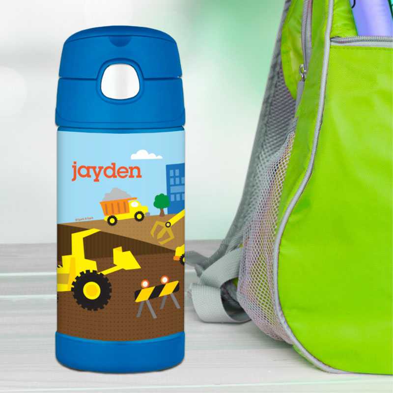 Construction Site Thermos Bottle