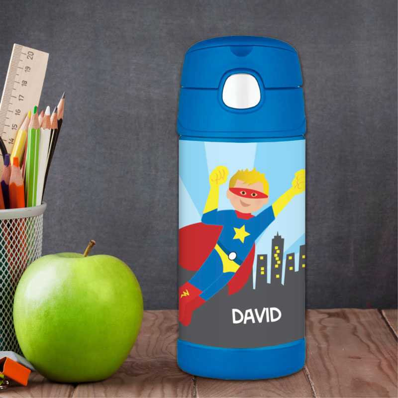 A Cool Superhero Thermos Bottle