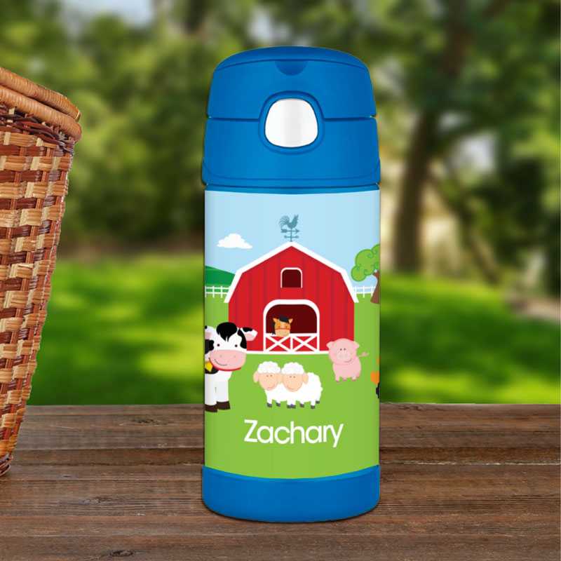 A Day in the Farm Thermos Bottle