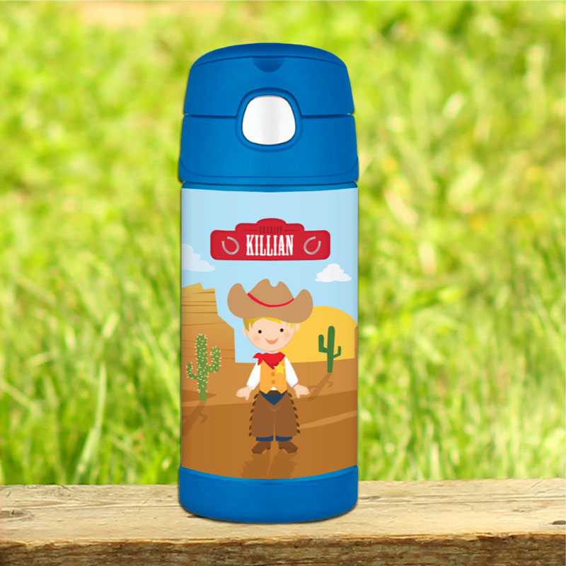 Cowboy Thermos Bottle