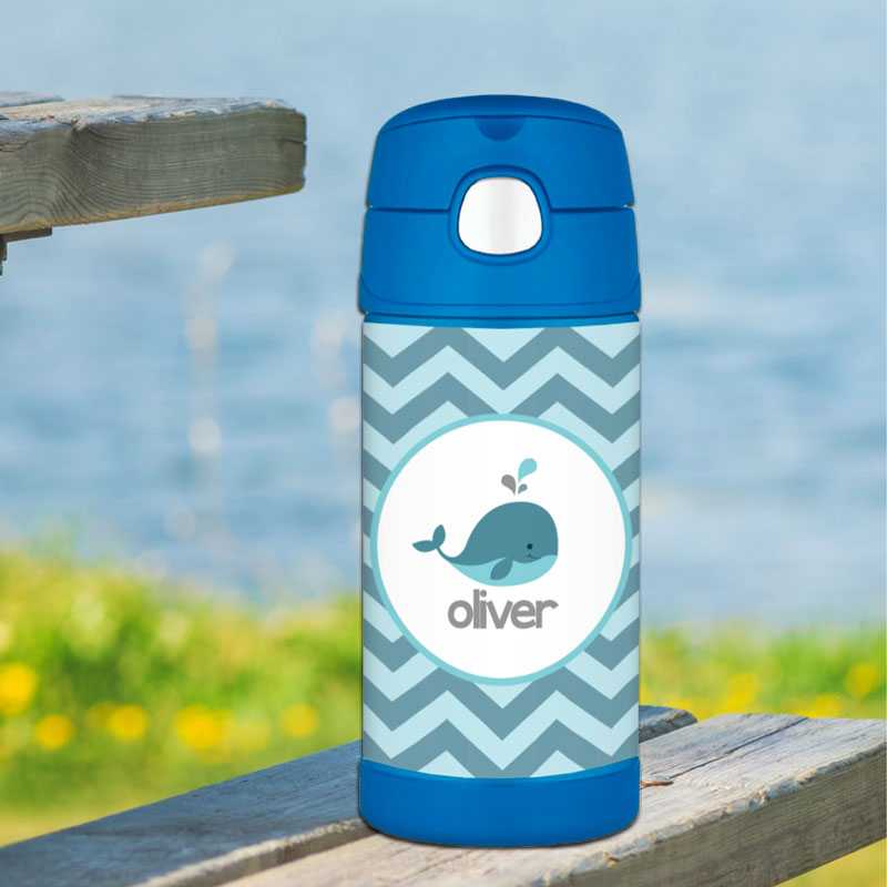 Sweet Little Blue Whale Thermos Bottle
