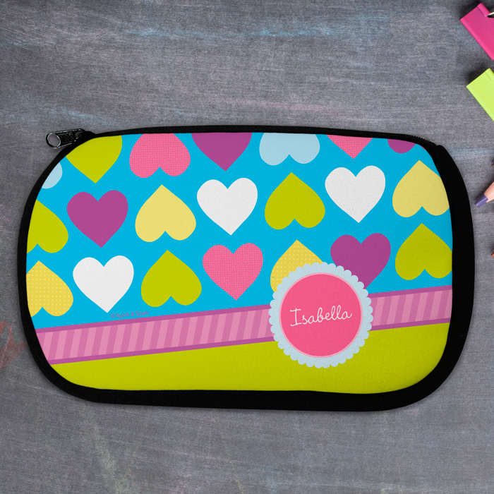 Happy Hearts Pencil Case