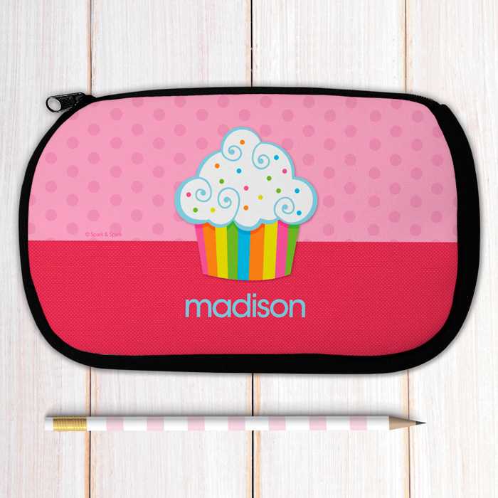 Rainbow Cupcake Pencil Case