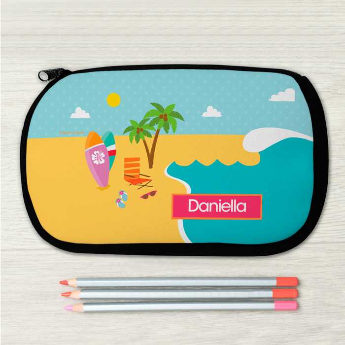 Fun at the Beach Pencil Case