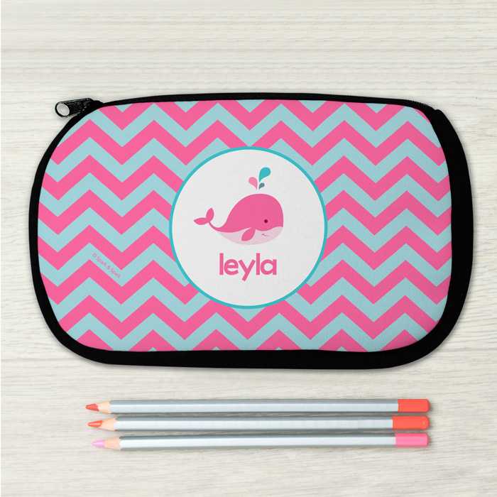 Sweet Pink Whale Pencil Case