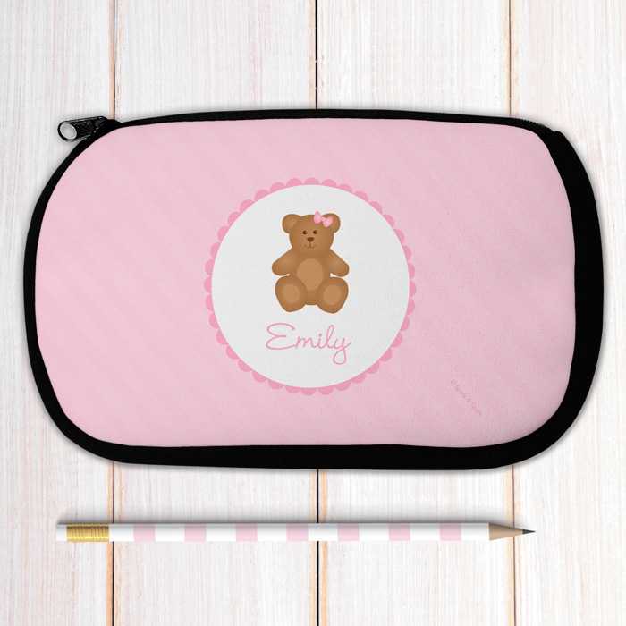 A Sweet Teddy Bear Pencil Case