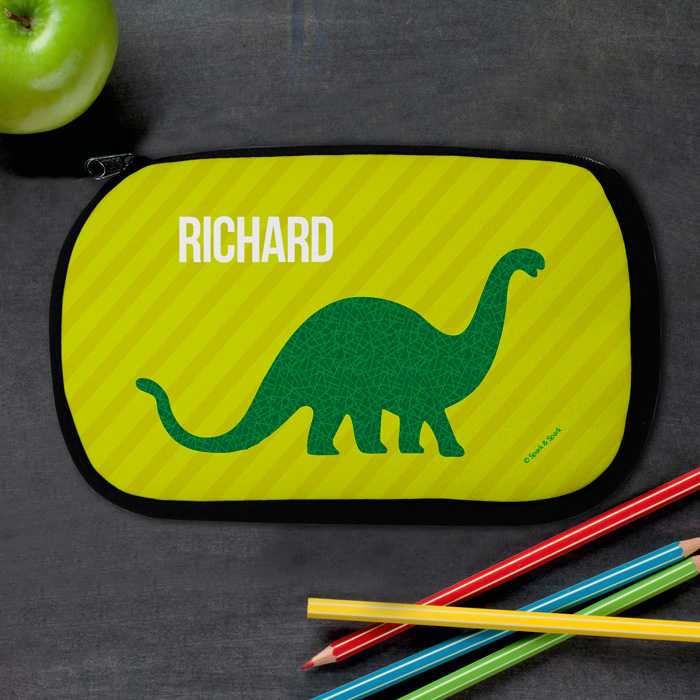 Dino and Me Green Pencil Case