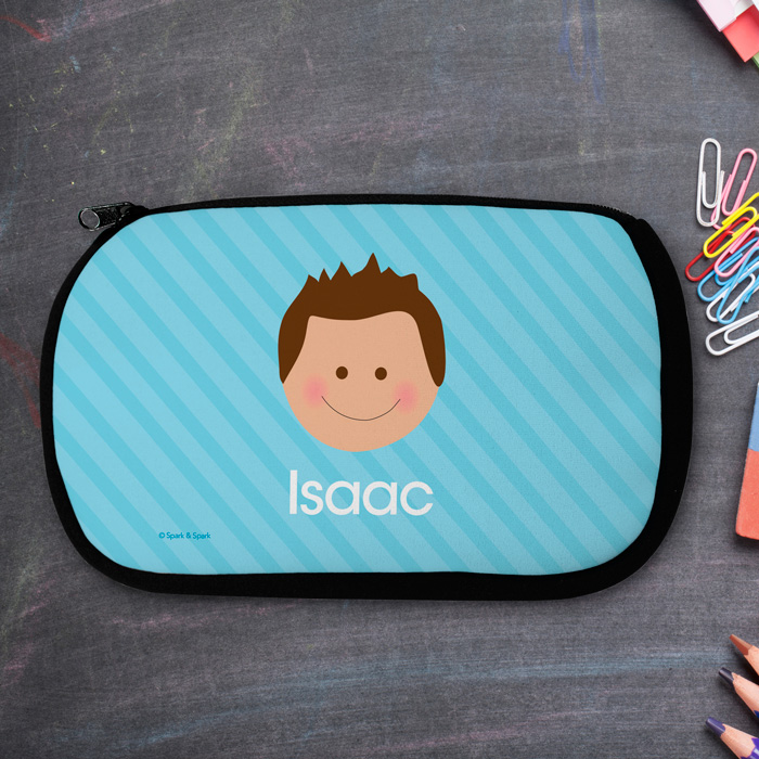 Just Like Me Boy Light Blue Pencil Case